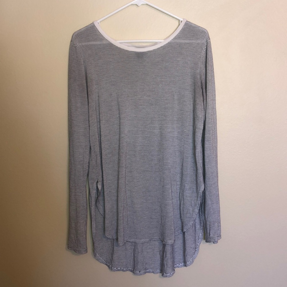 High Low Striped Tunic